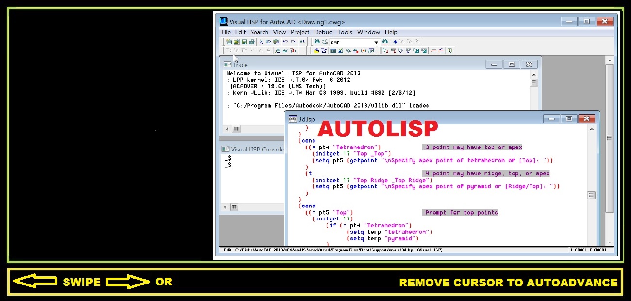 autocad lisp programming tutorial